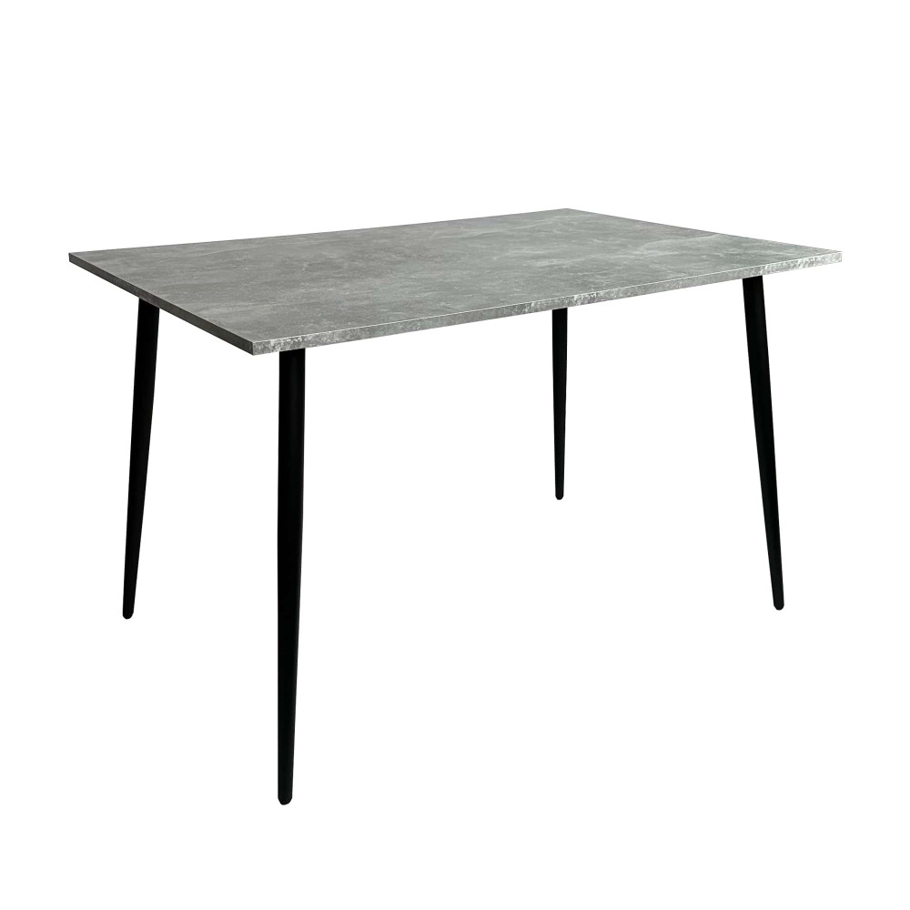 Стол обеденный Эванс 1200x800x750мм ателье светлый/черный