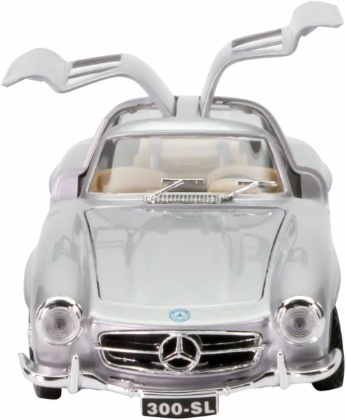 Автомодель Bburago 1:24 MERCEDES-BENZ 300 SL 1954 красный серебристый 18-22023