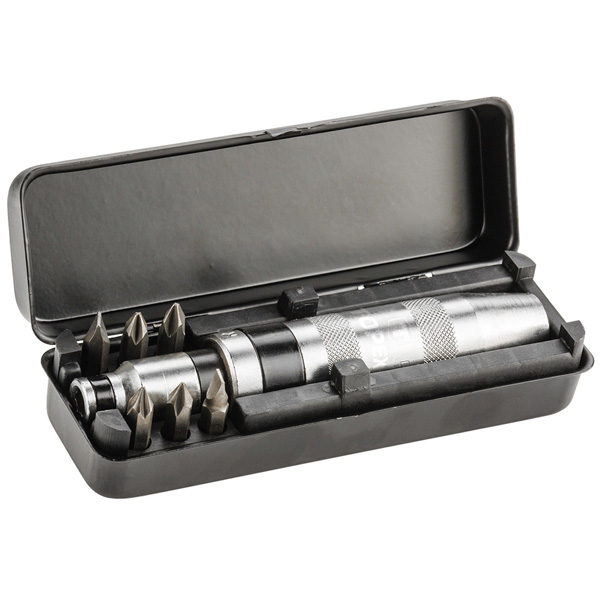 Ударна викрутка з насадками Topex в 39D556 8 шт