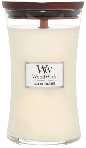 Свеча ароматическая Woodwick Large Island Coconut 609 г 