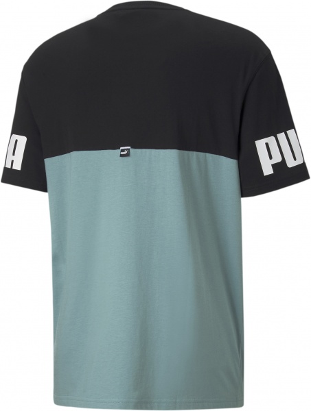 Футболка Puma Power Colorblock Tee 84738950 р.2XL зелений