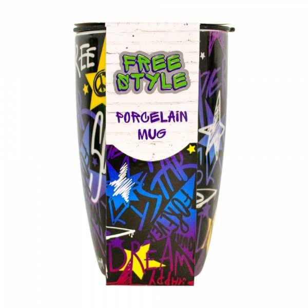 Чашка с крышкой Freestyle 420 мл 21-279-118 Keramia