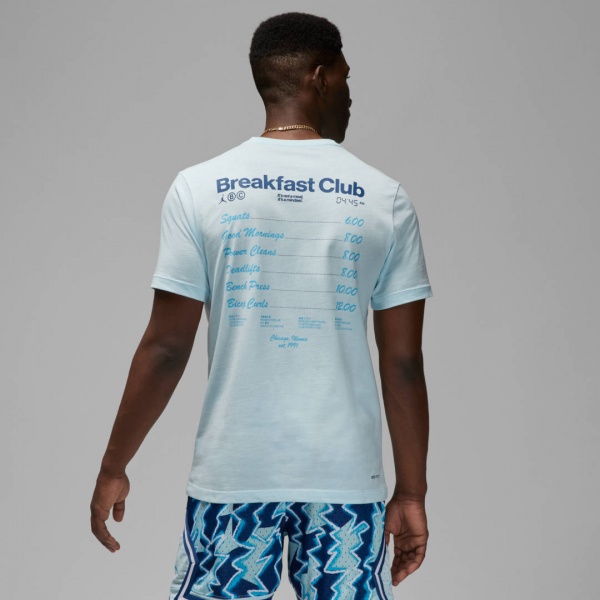 Футболка Nike M J DF SPRT BC SS GX CREW DQ7384-474 р.M синій