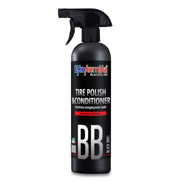 Очисник-кондиціонер шин ЕКОКЕМІКА Black Line TIRE POLISH & CONDITIONER 500 мл