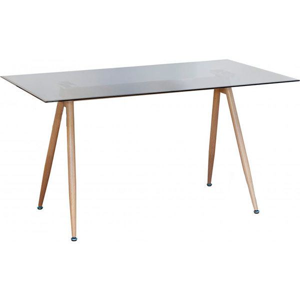 Стол обеденный Swan 130x80x75 см black 