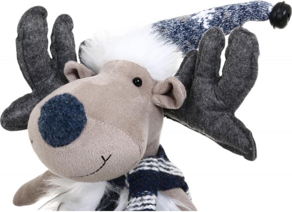 Декорация новогодняя Лось который стоит в ассортименте AG23276AB 42 см