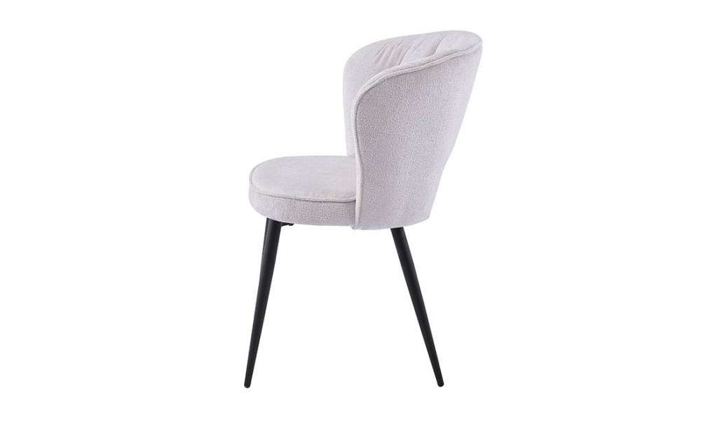 Стілець Альдо 590х590х820 мм молочний / чорний