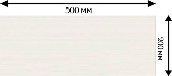 Плитка Golden Tile Merida світло-бежевий 5АV051 20x50 см 