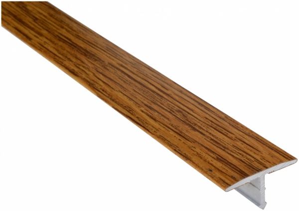 Порожек алюминиевый Mada 20x1250 мм дуб светлый 