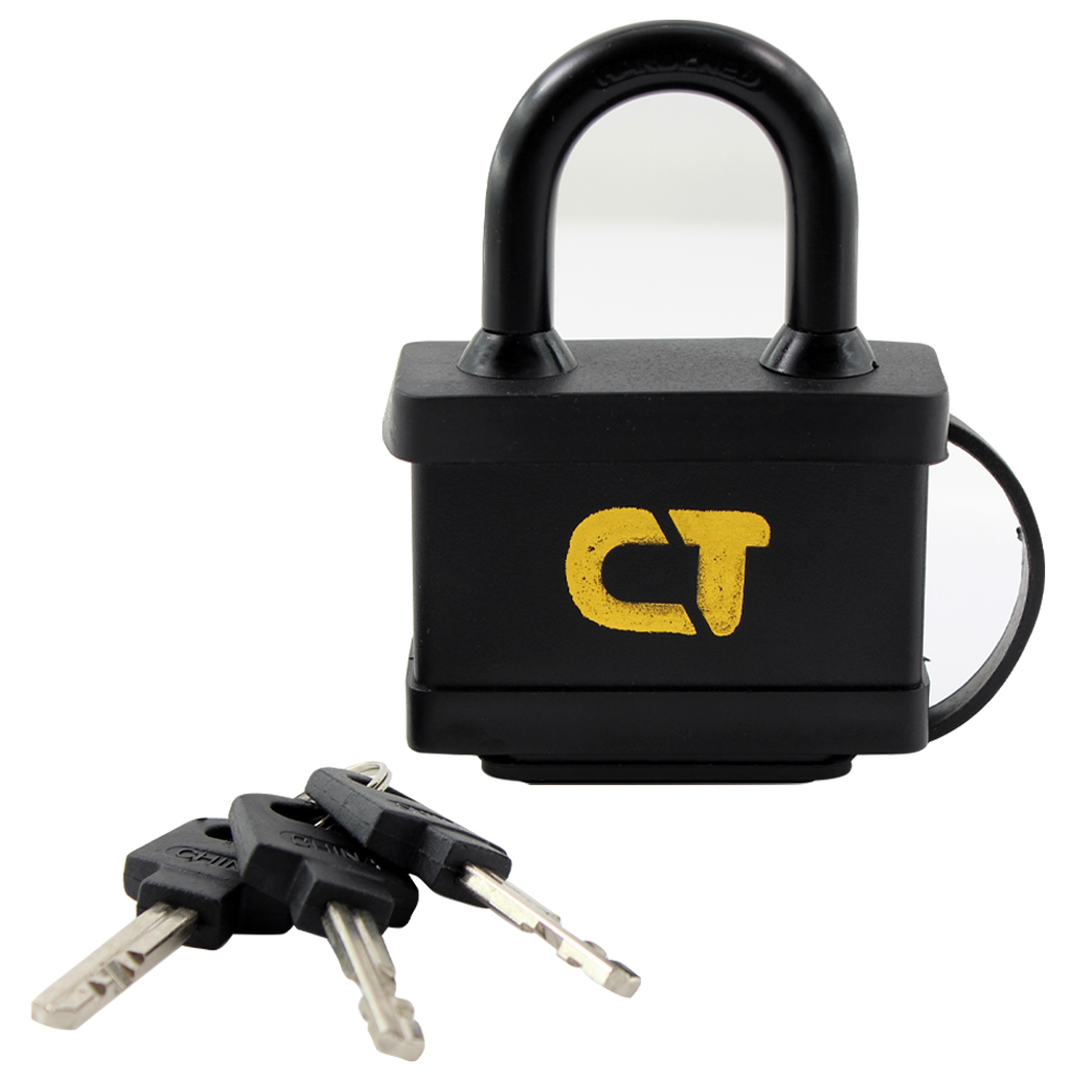 Замок навісний Comit 60 мм чорний 71071 відкритий (амбарний)