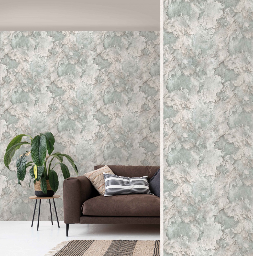 Обои виниловые на флизелиновой основе Славянские обои Le Grand platinum Изумруд 2 8797-04 1,06x10,05 м