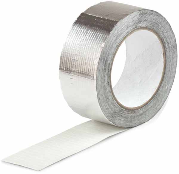 Стрічка клейка алюмінієва армована ALENOR 50 мм x 40 м Alenor