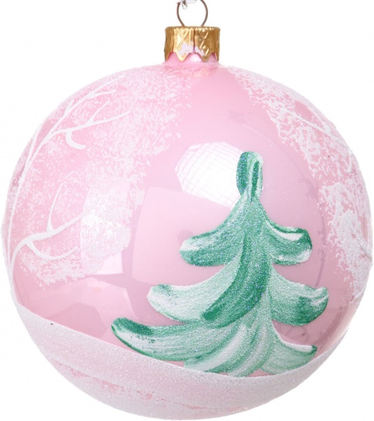 Шар новогодний мульти d 100 мм в ассортименте