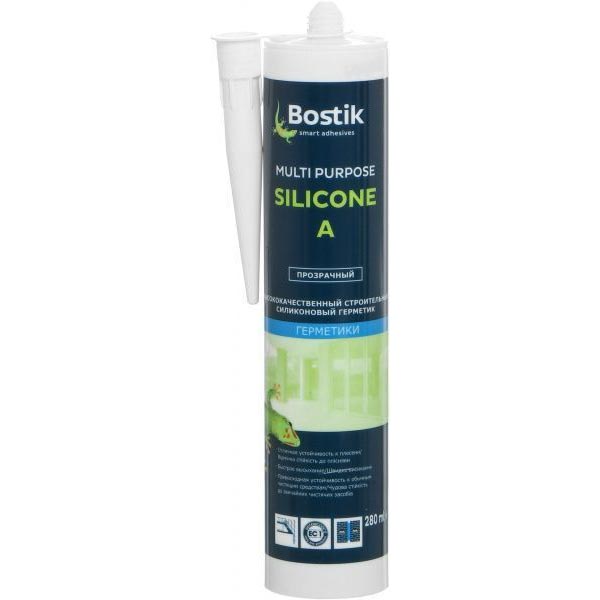 Герметик силіконовий Bostik Multi Purpose Silicone A прозорий 280мл