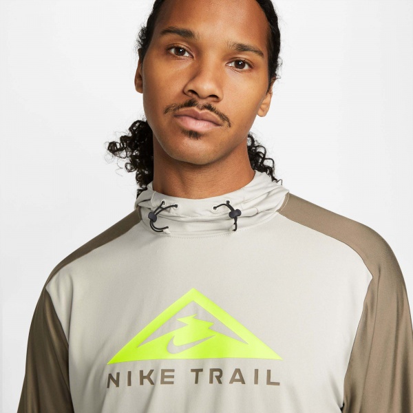 Джемпер Nike DF TRAIL HOODIE GX DM4743-012 р. L серый