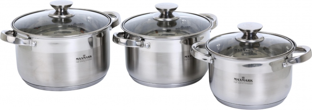 Набір каструль Maxmark Classic 6 предметів MK-3706А
