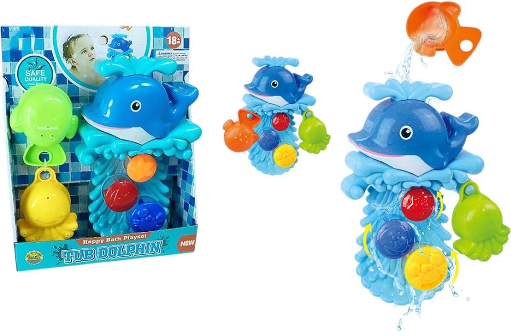 Іграшка для купання Sunlike Дельфін (2 лійки) OTG0867979