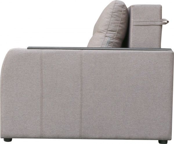 Диван прямий Кедр Плейн ліва ніша бежевий 2400x1030 мм