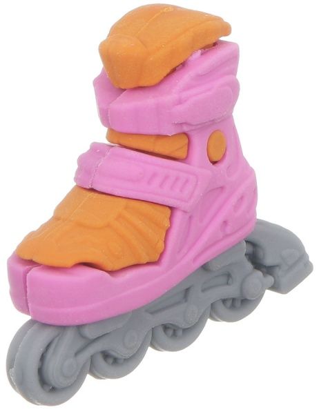 Гумка Ролики рожевий