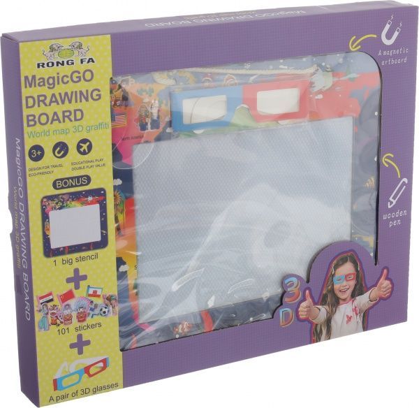 Доска магнитная World для рисования SD085