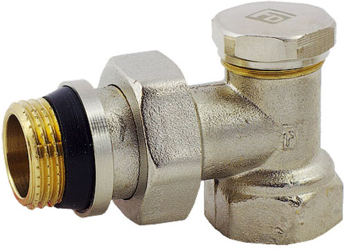 Кран радіаторний FADO S.r.l кутовий нижній New 3/4