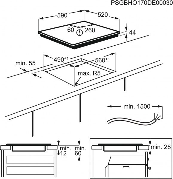Варочная поверхность Zanussi ZITN644K