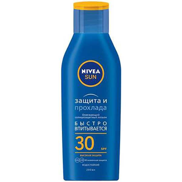 Лосьон солнцезащитный Nivea Защита и Прохлада 200 мл NV 86006