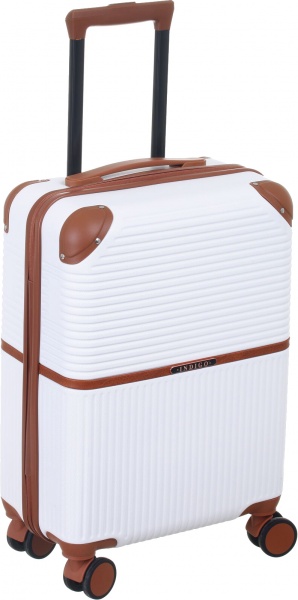 Чемодан 41 л белый LS22200 49х36х23 ABS 