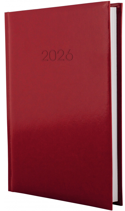 Щоденник датований FLASH Economix A5 2026 E21606-03 червоний