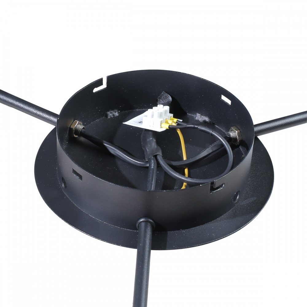 Люстра потолочная LIGHT SET PROLISOK 9xGX53 черный