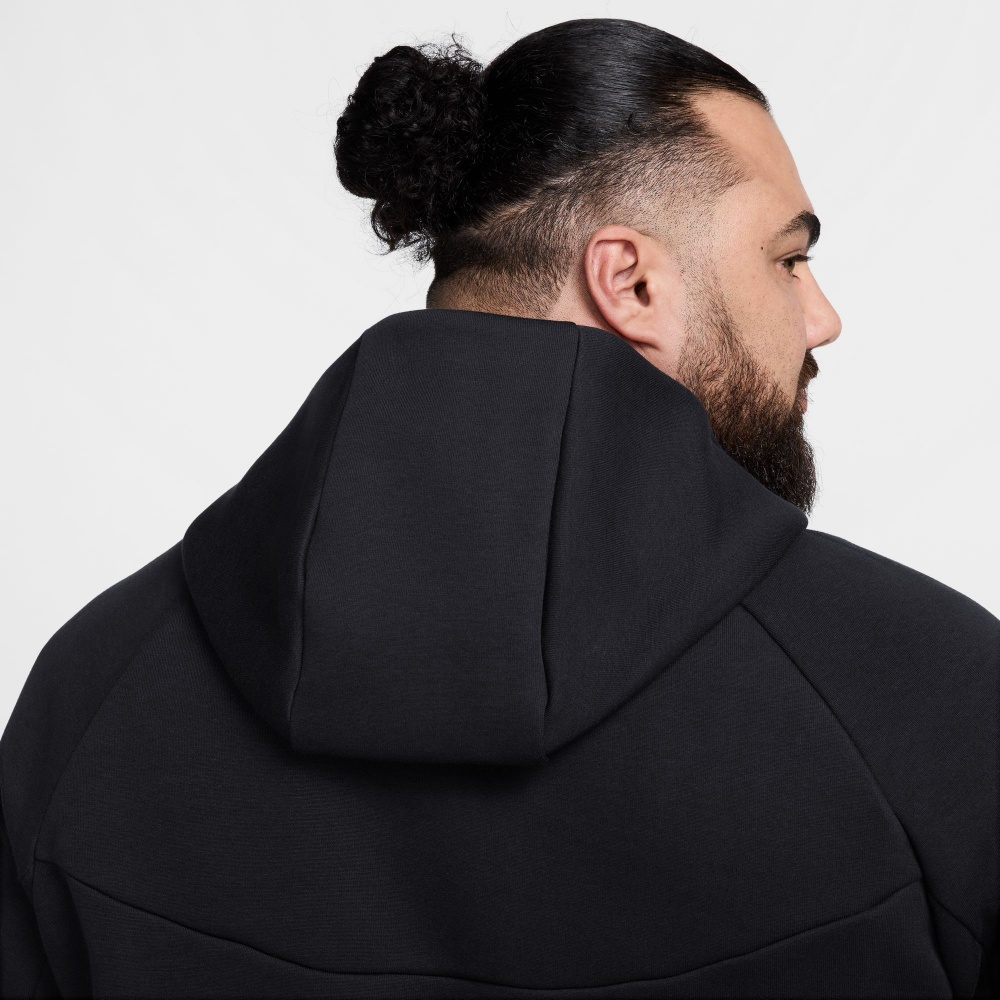 Джемпер Nike M NK TCH FLC FZ WR Hoodie HV0949-010 р.M черный