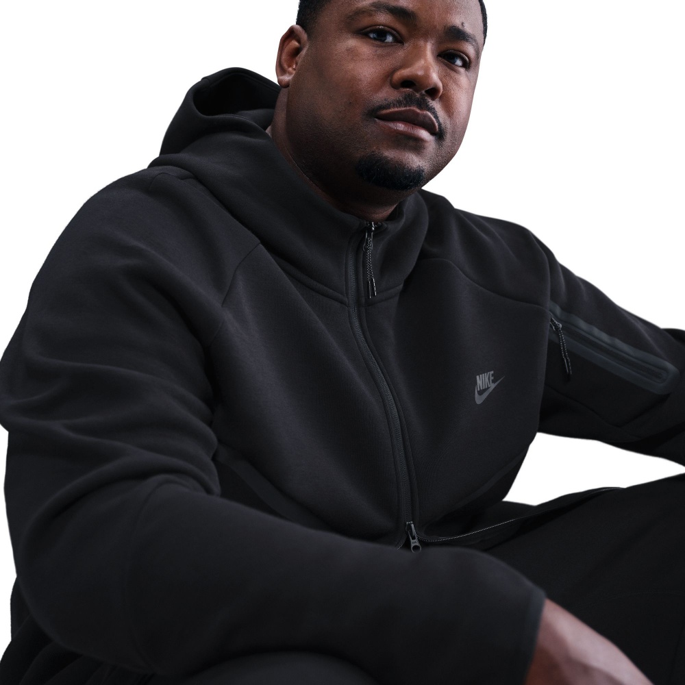 Джемпер Nike M NK TCH FLC FZ WR Hoodie HV0949-010 р.S чорний