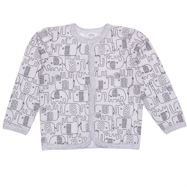 Кофтинка дитяча Татошка ясельна легка для хлопчика 04102слн р.74 сірий 