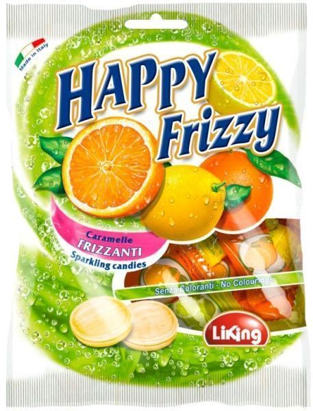Леденцы Liking Happy Frizzy 125 г 
