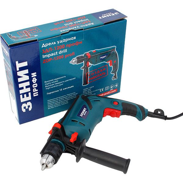 Дрель ударная Зенит ЗДП-1200 832334