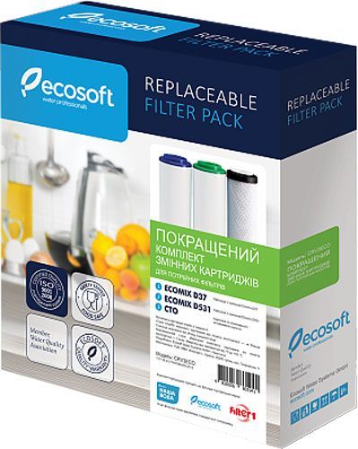 Комплект картриджей Ecosoft улучшенный для тройного фильтра 