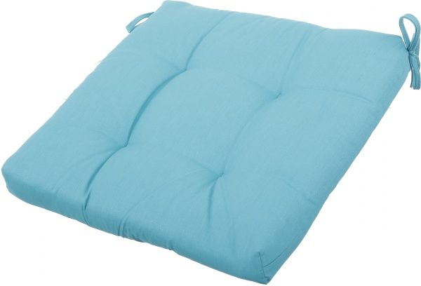 Подушка на стул Хит 39х39 см бирюза Прованс