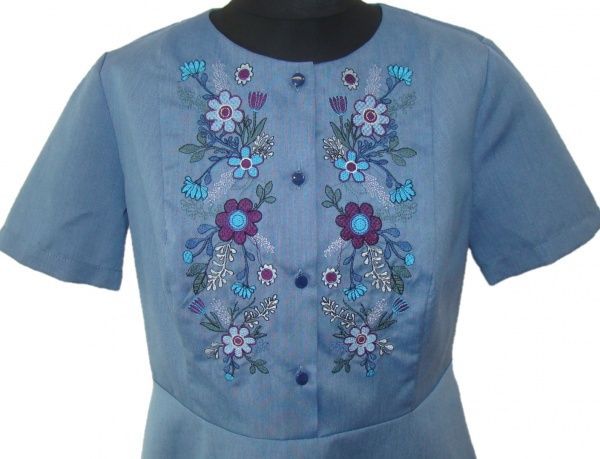 Платье Эдельвика 478-19/00 р. 48 синий 