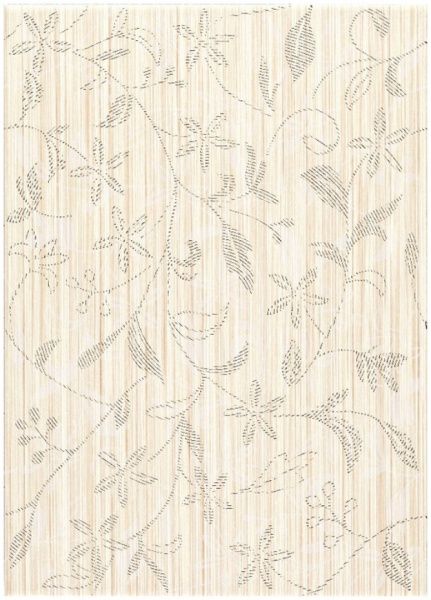 Плитка Cersanit Танака Флауер крем декор 25x35 