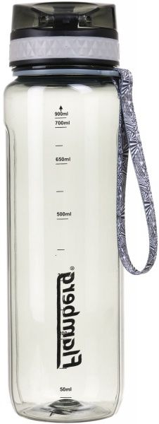Пляшка для води Energy 900 мл сіра Flamberg