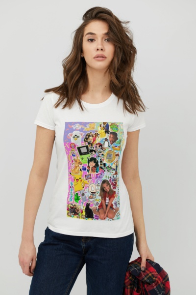 Футболка YAPPI WW1056 р.L білий