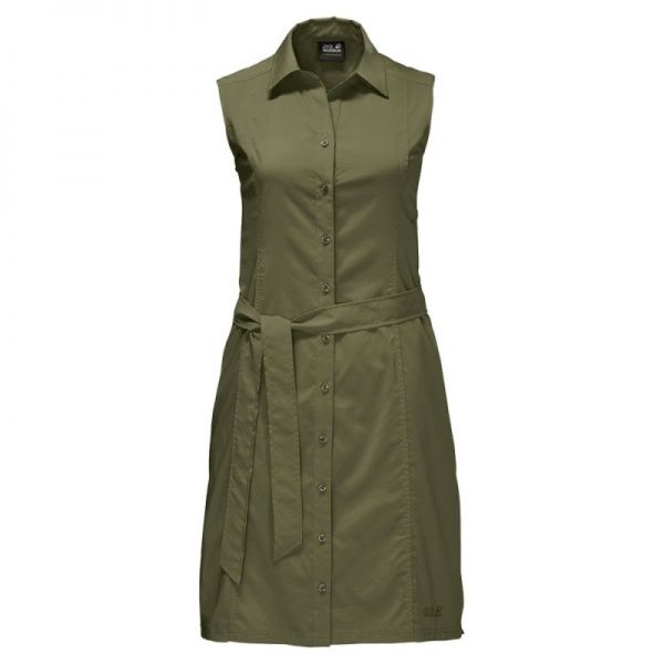 Платье Jack Wolfskin SONORA DRESS 1503991-4092 р. S зеленый