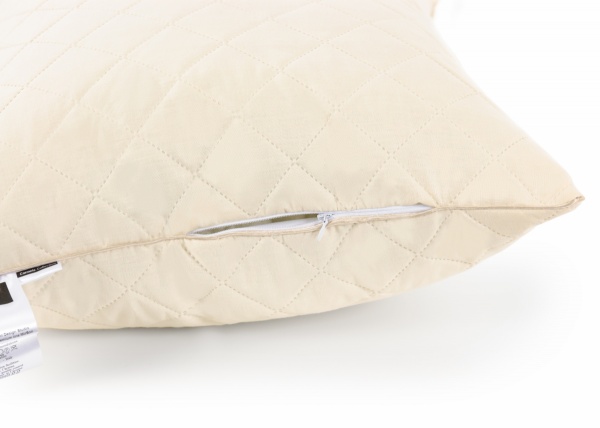 Подушка шелковая 1254 Carmela Silk Kapok средняя 70х70 см (2200001519091) MirSon 70x70 бежевый