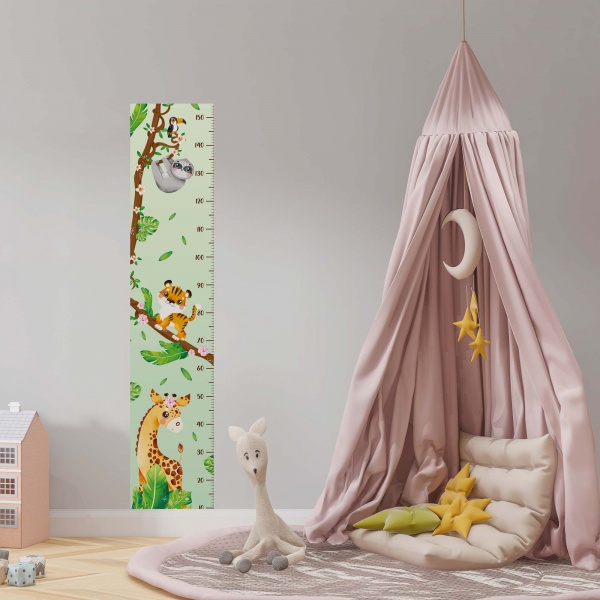 Ростомір Lipastick Тропічне листя з тваринками 155 см 7190420221