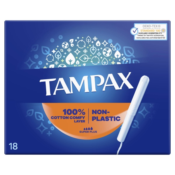 Тампони Tampax Compak Super Plus з аплікатором 18 шт