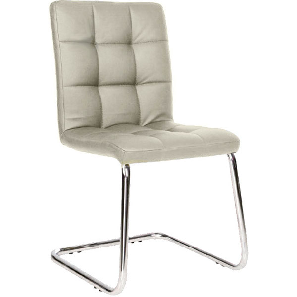 Стул обеденный Nowy Styl RALPH CF CHROME (BOX-2) ECO-07 хром/бежевый