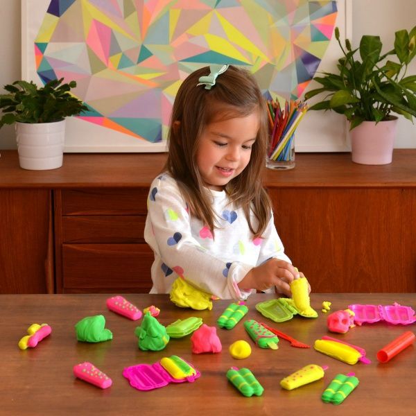 Пластилін Tutti-Frutti Морозиво неон BJTT15062