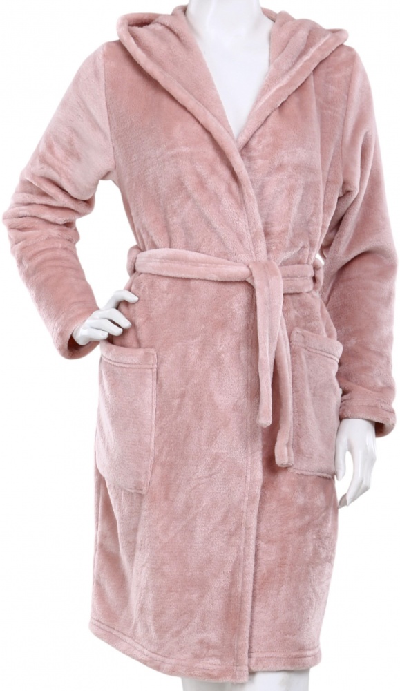Халат La Nuit микрофибра ROSE SMOKE в упаковке р. L розовый