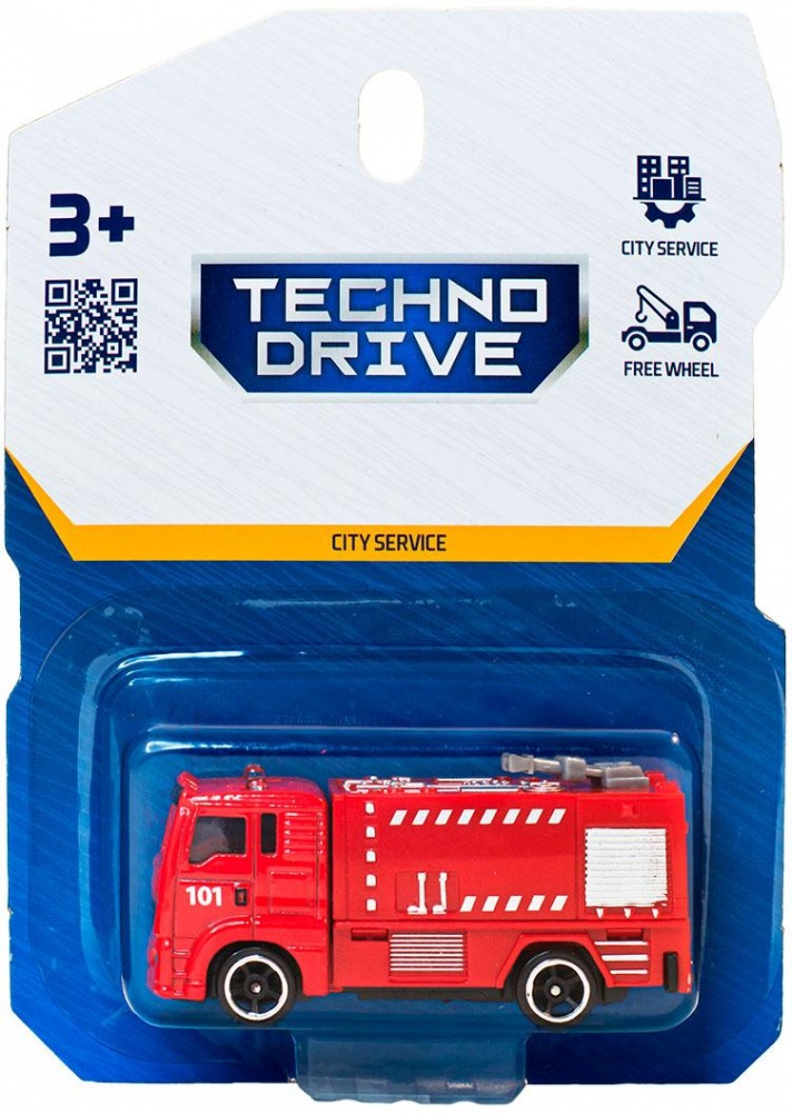 Міні-модель TechnoDrive 1:64 Міська служба в асортименті 250421CG