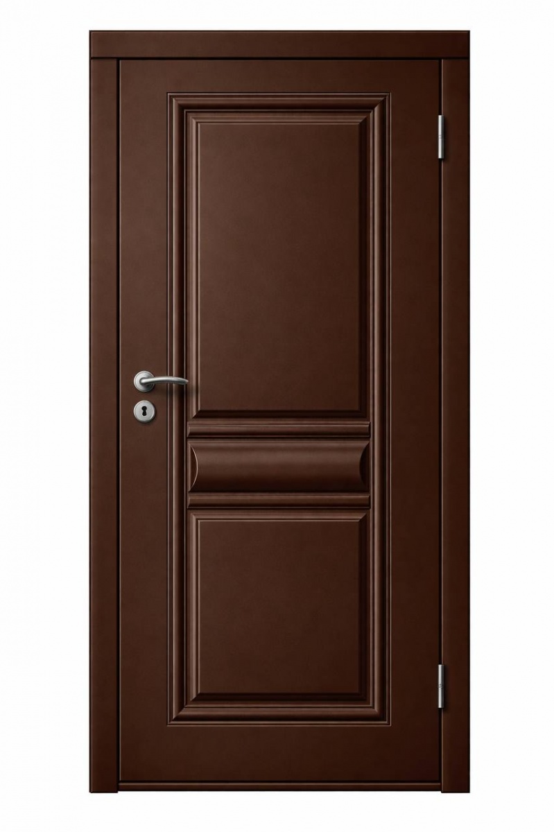 Дверь входная Fortezza Ф16 RAL 8017 2050х860 мм правая — фото 1